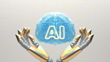 ai-cloud-concept-with-robot-arms